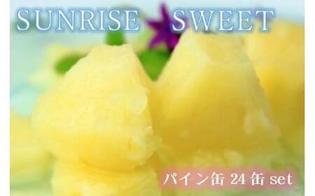 パインアップル缶詰 24缶セット【SUNRISE SWEET】 パイン パイナップル