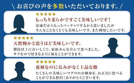 ［年内発送］プレミア和歌山認証品 本マグロ（養殖）トロ＆赤身セット　1.35kg［年末発送（12月25日から30日発送）］［KS13］