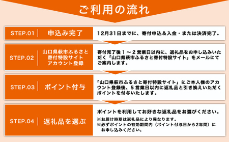 あとから選べる！萩市ふるさとギフト 寄付金額500,000円分