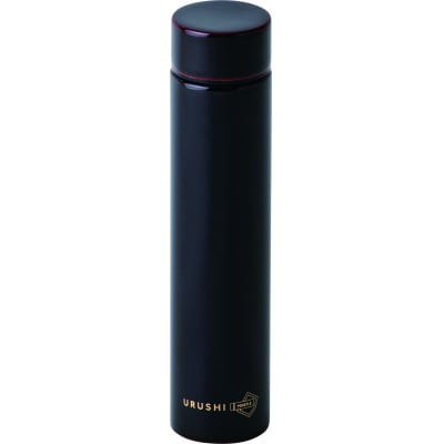 本漆だけの特別な質感のステンレスボトル【URUSHIPOKETLE180ml 無地 溜色】【1454009】