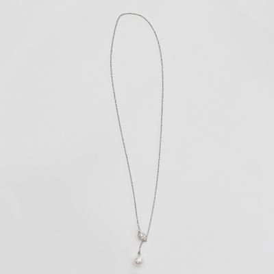 ふるさと納税 天草市 あこや真珠 ホワイトピンク 8-8.5mm 1粒 ネックレス 【雫 ジルコニア】_S101-381 |  | 02