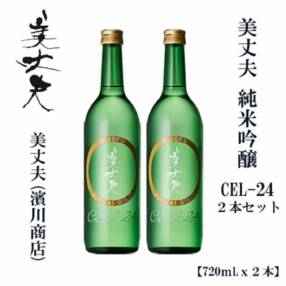 【ふるさと納税】 美丈夫 純米吟醸CEL-24 720ml 2本 / 日本酒 高知 地酒 セット 【近藤酒店】[ATAB210]