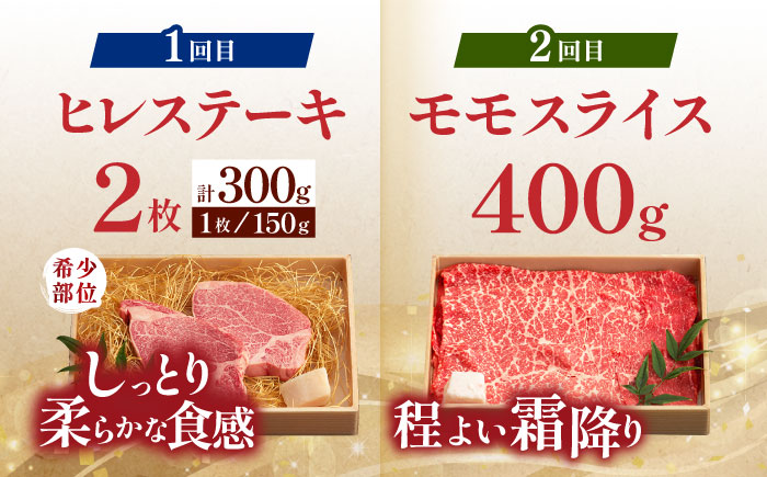【全6回定期便】60年以上愛される老舗「野中精肉店」よりお届け！目利きの店主厳選 長崎和牛ご褒美定期便【野中精肉店】 [VF98]