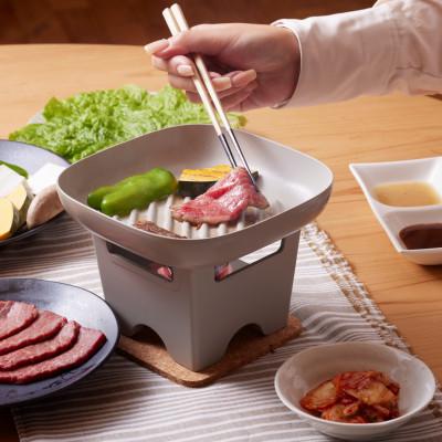 ふるさと納税 朝来市 卓上グリルプレート CoYaKi ゆっくりヘルシー焼肉で心も満足【ブラック】 |  | 01