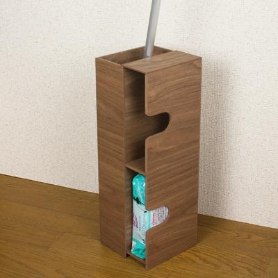 ふるさと納税 海南市 和歌山県海南市 バスク フローリングワイパー スタンド ブラウン 替用のシートを2つまで収納可能です |  | 02