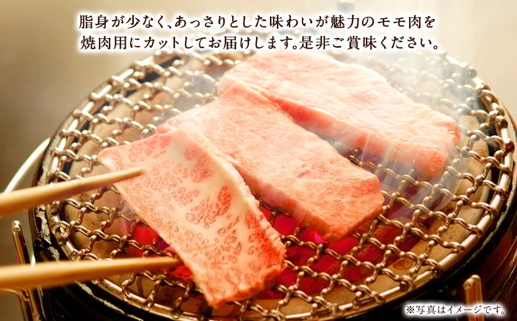 【4ヶ月定期便】＜宮崎牛モモ焼肉 500g（1パック：500g×4回）＞ お申込みの翌月下旬頃に第一回目発送（12月は中旬頃） 牛肉 お肉 肉 和牛 新生活応援 卒業祝い 就職祝い 入学 卒業 お花見