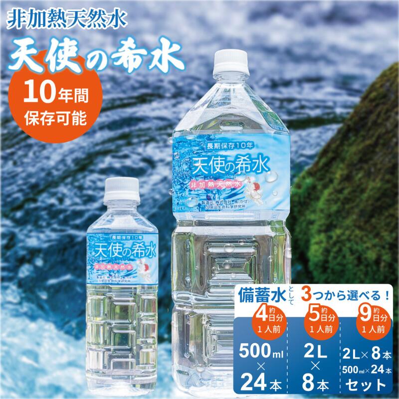【ふるさと納税】非加熱天然水『天使の希水』