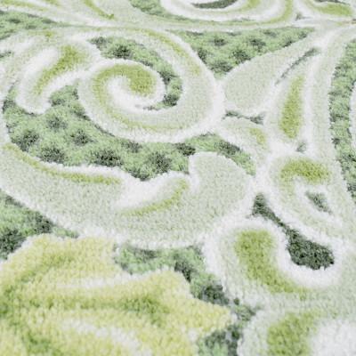 ふるさと納税 和泉市 日本製 廊下カーペット 65cm×120cm 【モダンオーナメント】 滑り止め グリーン |  | 01