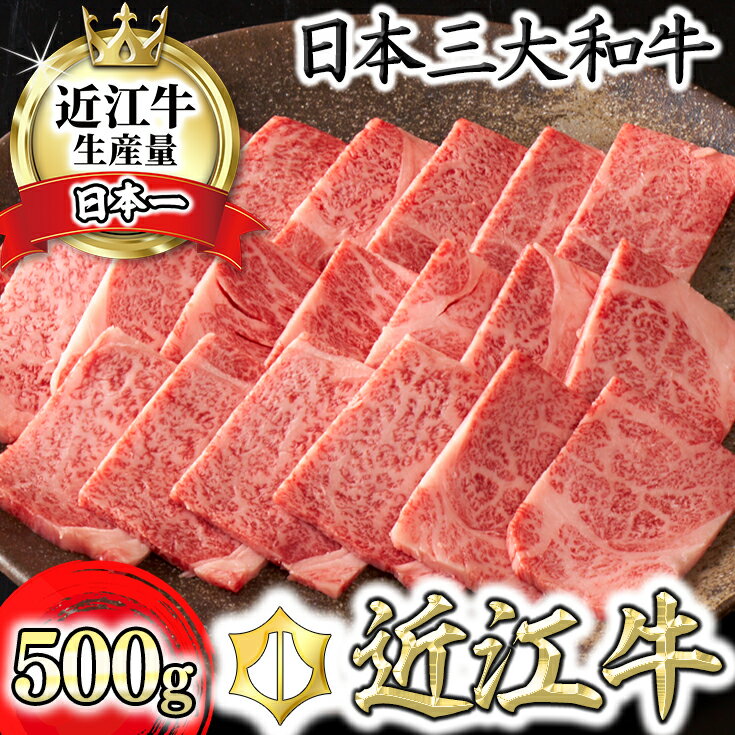 【ふるさと納税】【4等級以上】【カネ吉山本】近江牛[選] 焼肉用 リブロース【500g】【牛肉】【牛】【A4】【A5】【国産】