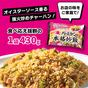 バーミヤン本格炒飯　430g×5袋 セット チャーハン 炒飯 冷凍 食品 惣菜 すかいらーく 冷凍食品 簡単調理 レンジ調理 中華 おうち中華 家庭用 惣菜 ごはん 時短調理 簡単 時短 電子レンジ 