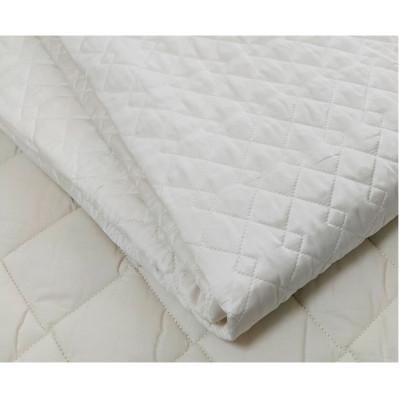 ふるさと納税 岸和田市 【シングルサイズ】ピュアシルク敷パッド 100×205cm　1枚 ホワイト SCC-1020S |  | 02