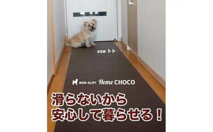 愛犬のための室内用 滑り止めマット HOME CHOCO III［幅70cm×長さ2m］ホームチョコVer.III / ドッグマット ペットマット 【パターマット工房PROゴルフショップ】[ATAG1