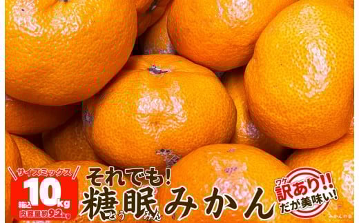 
            ［先行予約］訳あり それでも 熟成みかん 箱込10kg ( 内容量 9.2kg ) サイズミックス Ｂ品 有田みかん 和歌山県産 産地直送 家庭用 みかんの会 みかん ミカン 蜜柑 温州みかん 柑橘 果物 フルーツ 人気 和歌山県 果実 甘味 酸味
          