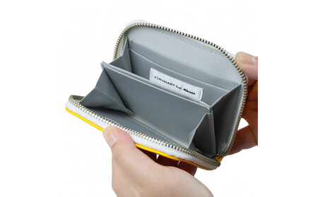 ミニマム財布/ イエロー M074