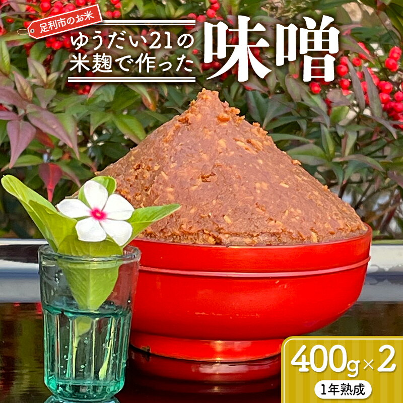 【ふるさと納税】手作り味噌 ゆうだい21の米麹使用（1年熟成）みそ 米 こめ 米麴 調味料 食品 栃木県 足利市 F7Z-1943
