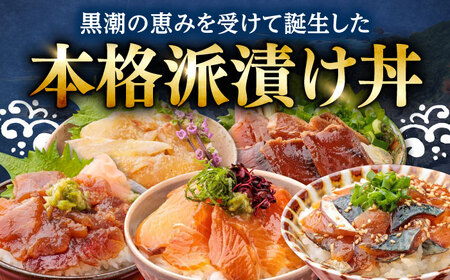 高知の魚5種類が味わえる海鮮漬け丼セット タイ マグロ カンパチ 鰹たたき サバ /各2　【株式会社　七和】[ATAX019]