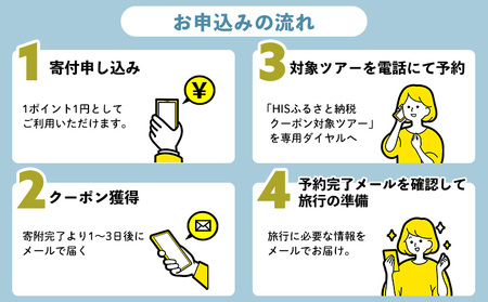 HISふるさと納税クーポン（沖縄県久米島町）1万5千円分