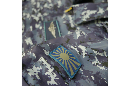 防寒ブルゾン (海上自衛隊デジタル迷彩柄) 2か所ワッペン付 (ウィングマーク・自衛艦旗) 3Lサイズ