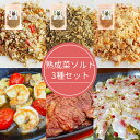 【ふるさと納税】 【漬物屋が作る新しい調味料】熟成菜ソルト3種セット ｜ ソルト 漬物 調味料 特産品 千曲市 長野県