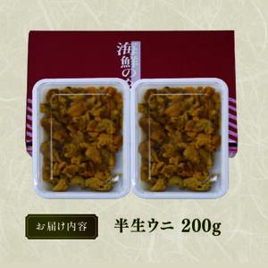 訳あり 半生うに 200g 100g×2 ＼ うに ／