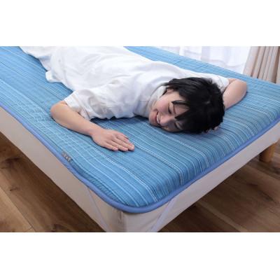 ふるさと納税 蒲郡市 【オールシーズンOK!】三河木綿ふわふわ綿わた敷きパッド　ダブル　1枚 _【G0667】
