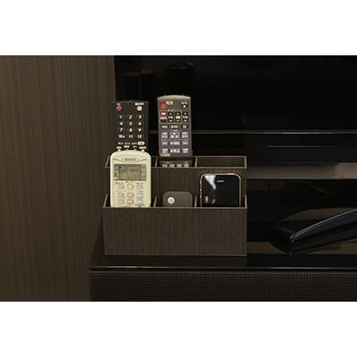 ふるさと納税 和歌山市 バスク リモコンスタンド ブラック 木目柄が美しいシンプルなリモコンスタンド |  | 02