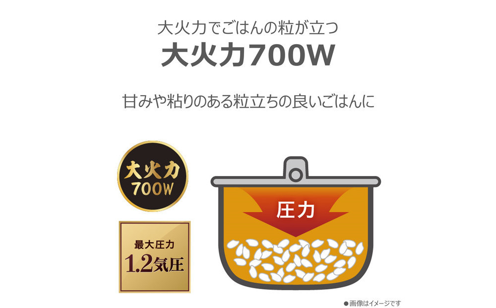 東芝 炊飯器 圧力IH 炊き分け機能 3.5合 RC-6PXX(W)