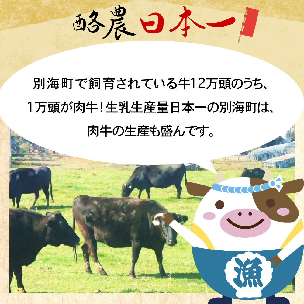 黒毛和牛「別海和牛」ロースステーキ用500g【北海道別海町産】250g×2パック【高島屋選定品】【TK0000058】_イメージ4