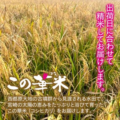 ふるさと納税 西都市 令和7年産 新米こしひかり10kg(5kg×2)『この華米』[2879] |  | 02