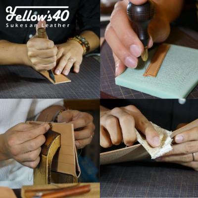 ふるさと納税 鹿屋市 完全オリジナルの【特注ベンズレザー】の牛革を使った置時計(スタンド付)1731 |  | 02