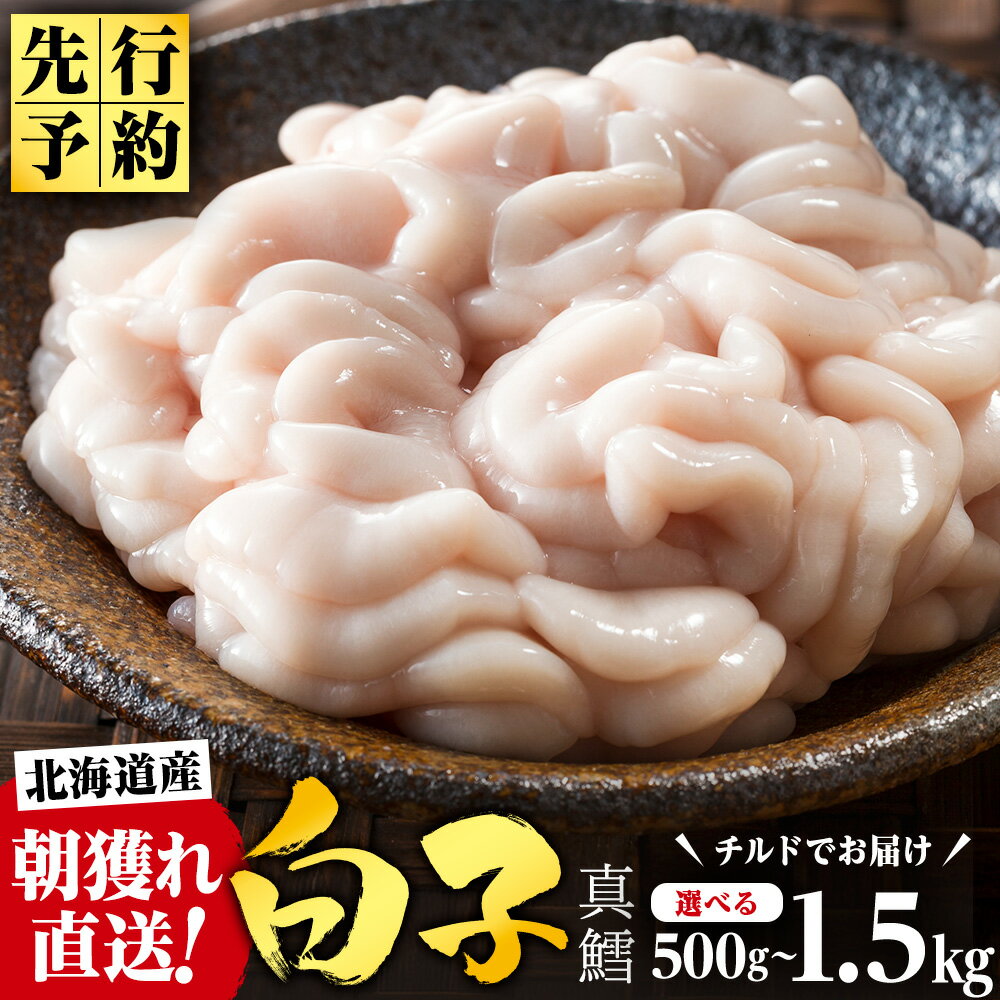 【ふるさと納税】【受付延長】チルドでお届け!北海道産白子(真鱈) 選べる500g〜1.5kg 真だち たち タチ 真ダチ マタラ 真たら 白子 【配送不可地域：離島・沖縄県】