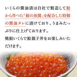 110160 佐藤水産の新巻鮭半身姿切身(2分割)といくら醤油漬
