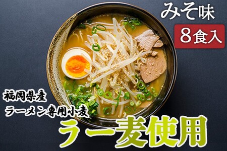 みそラーメン ラー麦使用 たなばたの里 みそラーメン【8食入】