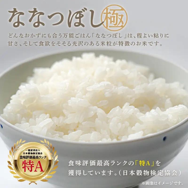 《7営業日以内に発送》令和7年産 ななつぼし 極 10kg 北海道産 精白米 最高ランク 特A ( お米 米 精米 5キロ 10キロ 北海道産 精白米 )【080-0105】
