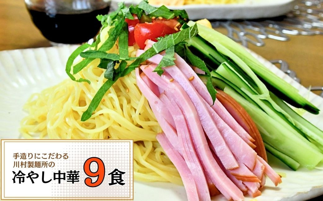 
            龍ケ崎名物 手造りの冷やし中華[(麺120g×3食・つゆ3袋)×3パック] | 冷やし中華 生麺  麺 麺類 惣菜 和食 おかず 簡単 料理 グルメ お取り寄せ お取り寄せグルメ 名物 つゆ付き 手作り もっちり 中太麺 人気 手軽 茨城県 龍ケ崎市
          