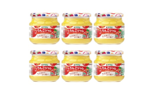 カンピー　りんごジャム 280ｇ 1ケース（6本入）　ギフト 朝食 果実ジャム フルーツジャム オリゴ糖配合 トースト ヨーグルト 家族向け まとめ買いに ダイスカット入り アップル りんご