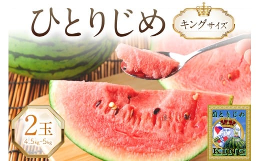 やまの農園　「ひとりじめ」キングサイズ　2玉≪先行予約≫【2026年6月中旬より順次発送予定】