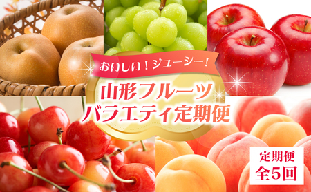 060-T11 山形フルーツ人気メドレー便【定期便全5回】