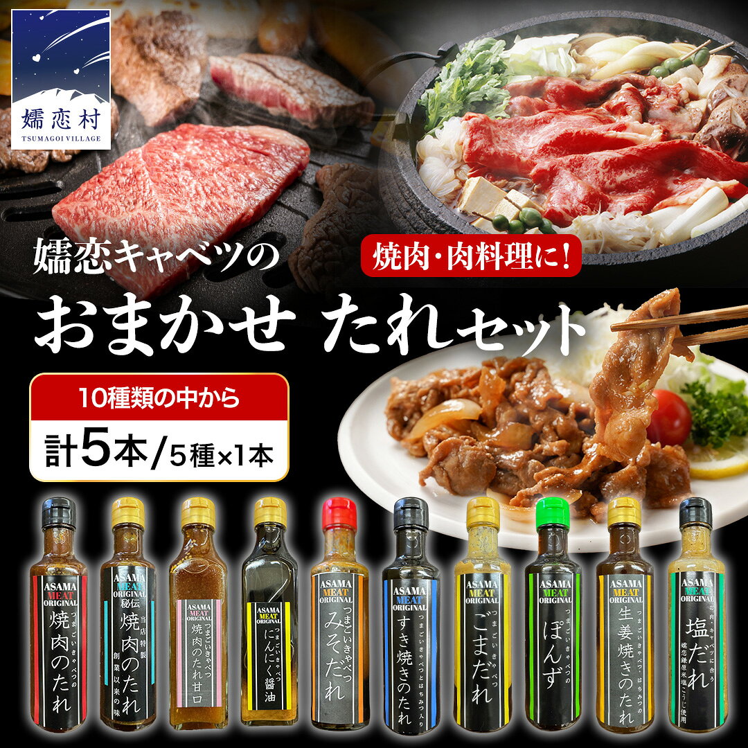 【ふるさと納税】 【 年内お届け 12/8入金確認分まで】 【訳あり】 肉料理のタレ おまかせ 5本 詰め合わせ 調味料 国産 加工品 万能調味料 人気 焼き肉 タレ おすすめ 特製たれ 食べ比べ バーベキュー キャンプ おすそ分け