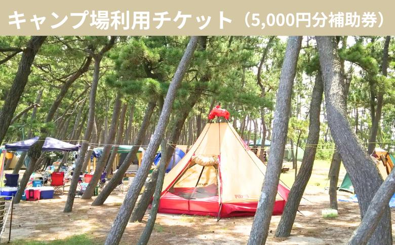 
                  キャンプ場利用チケット（5,000円分補助券）
                
