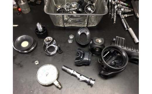 スキューバダイビング 機材のオーバーホール(一台)