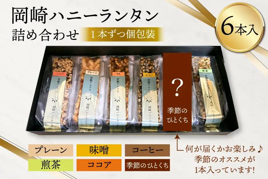 焼菓子 岡崎ハニーランタン 詰め合わせ 6本入
