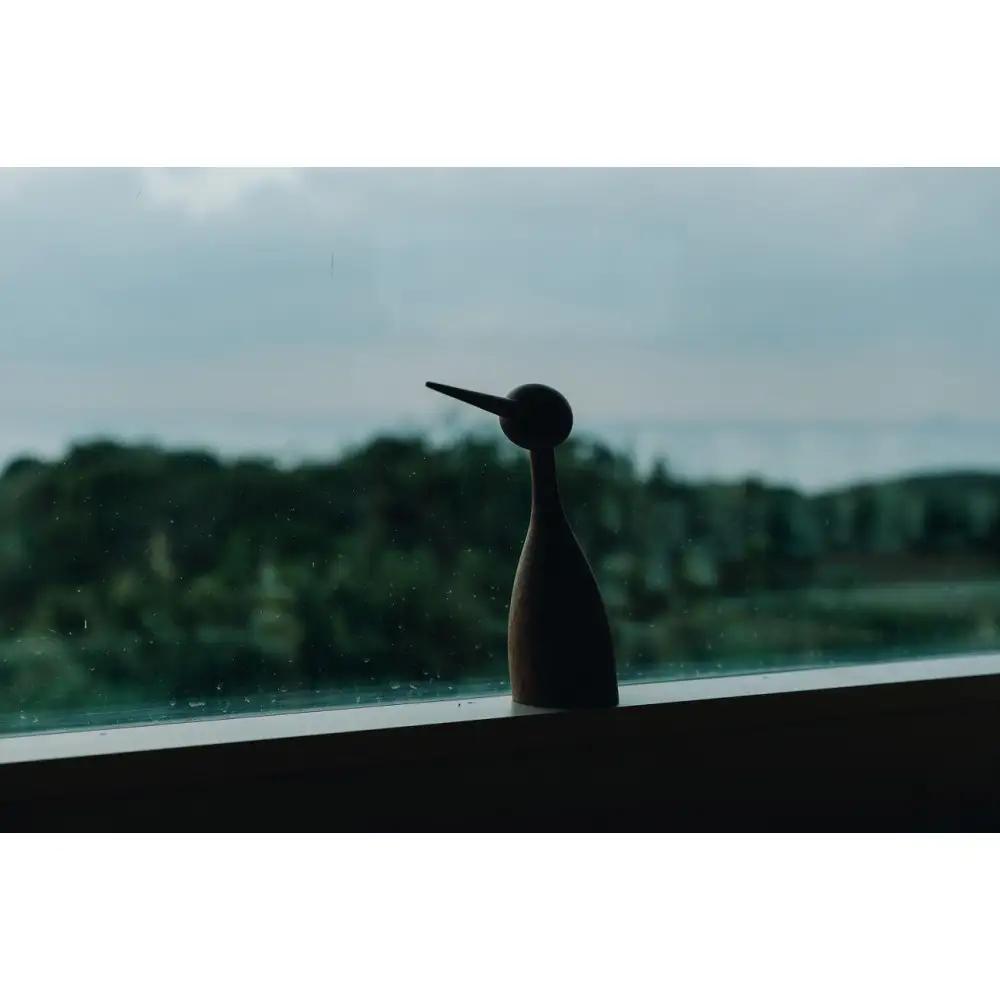 【Tagayasan（タガヤサン）：こげ茶】【銘木再生】幸運を運ぶ木製オブジェliving_bird 鶴
