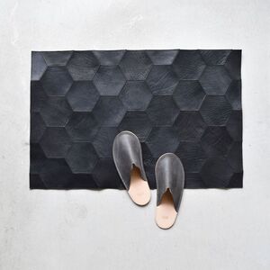 Teha’amana Mat honeycomb Smoke テハマナ 玄関マット ベーシック ブラック