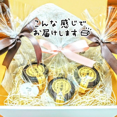 日本ミツバチ100%はちみつ【三滝堂ハニー】50g×3瓶【1368857】