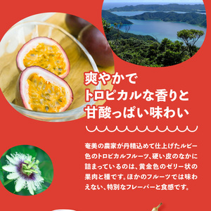 【 2025年 先行予約 】 ルビー色の トロピカルフルーツ ！ パッションフルーツ 【 家庭用 】約1kg A052-003 パッション 甘酸っぱい 果肉 フルーツ 果物 南国 酸味 甘い デザート