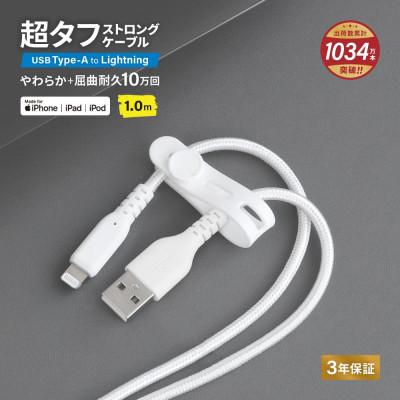 ふるさと納税 海老名市 (オウルテック) 急速充電2.4A/データ転送 Type-A to Lightningケーブル 1m