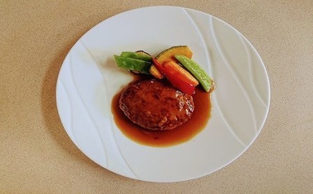 あか牛と鳥軟骨つくね2種食べ比べハンバーグセット