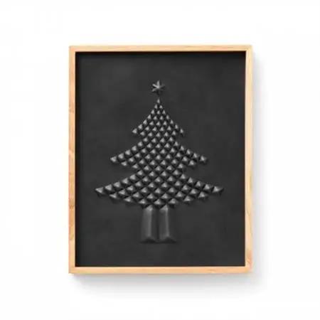 colm ツリー ブラック「本革を立体成型してつくったクリスマスツリー」_雑貨   _【1585531】
