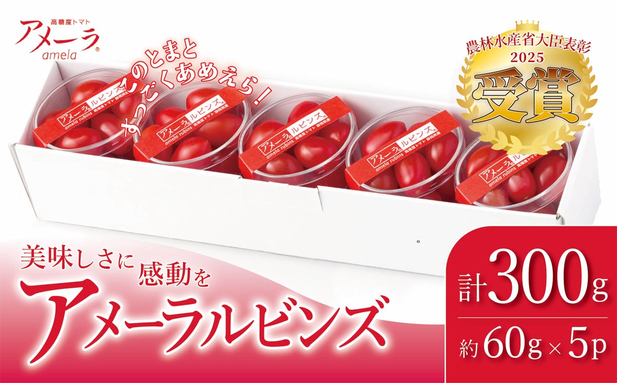 
                  アメーラルビンズ 約60g × 5P 入り │ トマト とまと 野菜ミニトマト アメーラ アメーラトマト ミニトマト プチトマト フルーツトマト 高糖度ミニトマト 静岡県 小山町
                